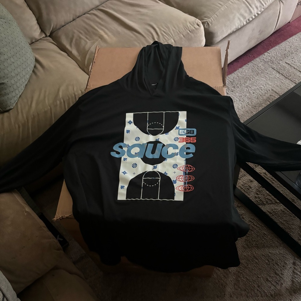 Sauce Active Long Tee with Hoodie